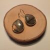 Ohrringe, Labradorit, 925 Silber, vergoldet