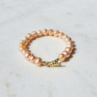 Armband_Süßwasserperlen_Lachs Armband_Süßwasserperlen_Lachs